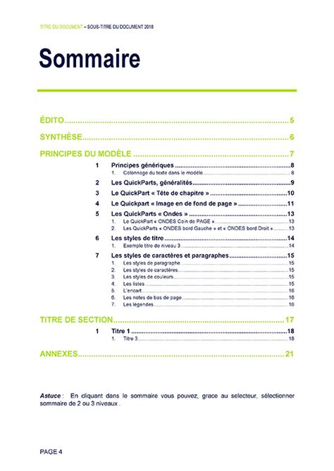 SUEZ : Modele de rapport sous Word | Artatem, agence de ...