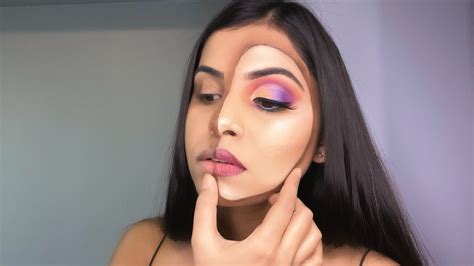 35om nature glow matte eyeshadow palette. Mask makeup | Creative look using #morphe 35 B Color Burst ...