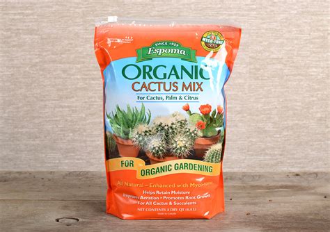 Also promotes root growth.espoma organic cactus mix (4qt). Espoma Organic Cactus Mix 4 Quart