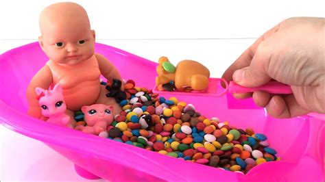 Baby born surprise mermaid surprise features 20+ magical surprises with included seashell bathtub. Learn Colors Baby Doll Bath Time Chocolate Candy ...