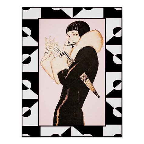 It is the first fully painted animated feature film. Art Deco Flapper (Rene Vincent 1920/30s) Poster | Zazzle ...