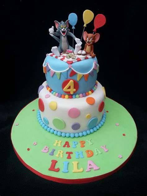 Tudor wanted tom & jerry cake theme, so i made these characters for the first time for him :) and i was happy about the result :) what do you think? My 2 tiered birthday cake I made for a friend. Loved Tom ...