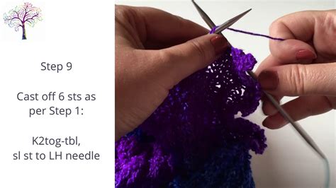Download Upstream Shawl Picot Bind Off - YouTube