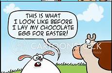 easter egg hunt cartoon cartoons funny eggs cartoonstock comics cow