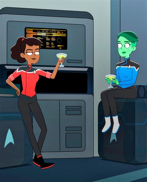 Beckett mariner was described as someone who is very good at being in starfleet but cares more about skateboarding than working, so she never gets promoted. beckett mariner x tendi | Tumblr