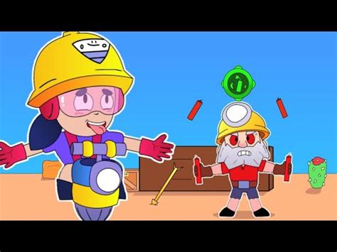 Dynamike is a common brawler who is unlocked as a trophy road reward upon reaching 2000 trophies. Jacky vs Dynamike Gadget - Brawl Stars Animation (Parody ...