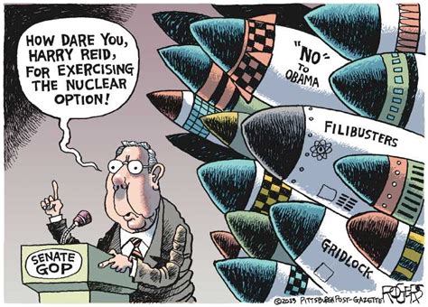 You can get comments and feedback on your works from other users and artists. Political Cartoon on 'Senate Changes Filibuster Rule' by ...
