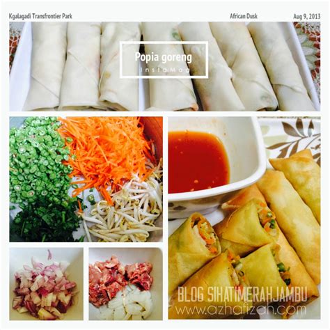 Resepi popia basah | senang dan sedap kulit popia 4 cawan tepung gandum 1 biji putih telur 1. Resepi Popia Goreng dan Sambal Manis | Blog Sihatimerahjambu