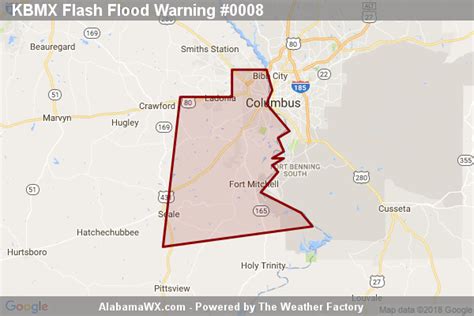 The flood warning for the flint river in bainbridge continues until further notice. Flash Flood Warning Issued For Parts Of Russell County ...