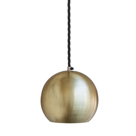 The Globe Collection Pendant - Brass | Brass pendant light, Wire pendant light, Ceiling pendant ...