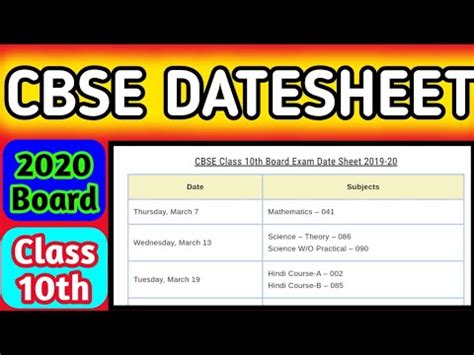 The remaining examinations will be held between july 1 to 15, 2020. Updated CBSE Board Class 10th 12th Datesheet 2020 Exam ...