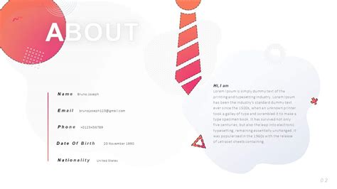 A strong cv personal profile is vital if you want to land the best jobs on the market. Personal CV PowerPoint Template Ppt Free Download ...