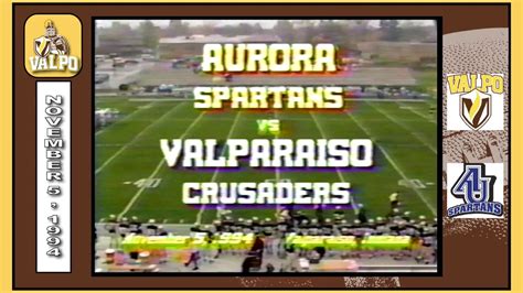 The valparaiso crusaders football program is the intercollegiate american football team for valparaiso university located in the u.s. Valparaiso University Football November 5, 1994 - YouTube