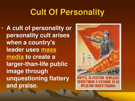 292 song search results for cult of personality. PPT - Cult Of Personality PowerPoint Presentation, free ...
