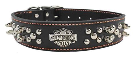 Our harley davidson double ply spiked leather dog collar is made for the big dog that was born to ride. HARLEY-DAVIDSON®LEATHER SPIKE COLLAR H1709K - Harley Oude ...