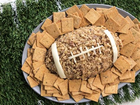 Valerie bertinelli loves making these neapolitan tacos on a warm summer night. Football Cheeseball with Herbed Crackers Recipe | Valerie ...