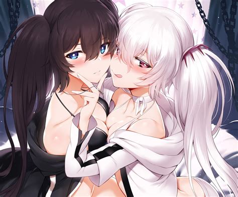 Barber shop, woman's hair color, cut & styling, makeup application, facial waxing services. 2girls aqua eyes bikini top black hair black rock shooter ...