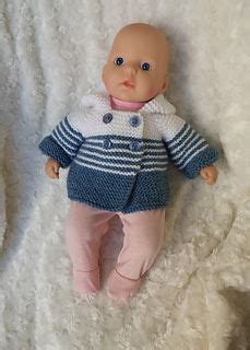 A blog about making barbie knitted and crochet clothes and other crafty items. Ravelry: Baby Annabell gs jacket pattern by linda Mary ...