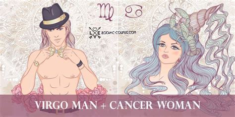 They both have the same outlook on the way they live their lives. Cancer woman + Virgo man: Famous couples and Compatibility ...