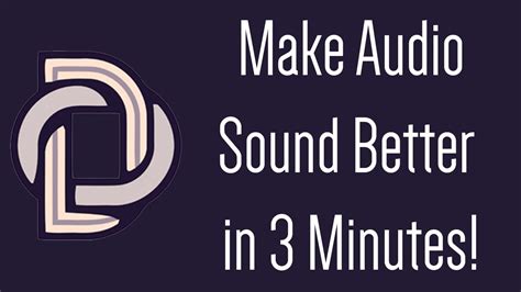 Remember how you thought wow, this thing sure sounds good, and you can sit on it too!… many people like the sound of the cajon, but it seems so, in order to answer all these questions, i created for today's article a guide to help you better understand the cajon and choose the right model for you. Make Commentaries Sound Better in 3 Minutes | Droid - YouTube