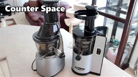 It functions in the same way by inserting foods in the top food chute and pressing those foods through a highly durable screen. Kuvings B6000 vs Omega VSJ843QS Juicer Showdown! - YouTube