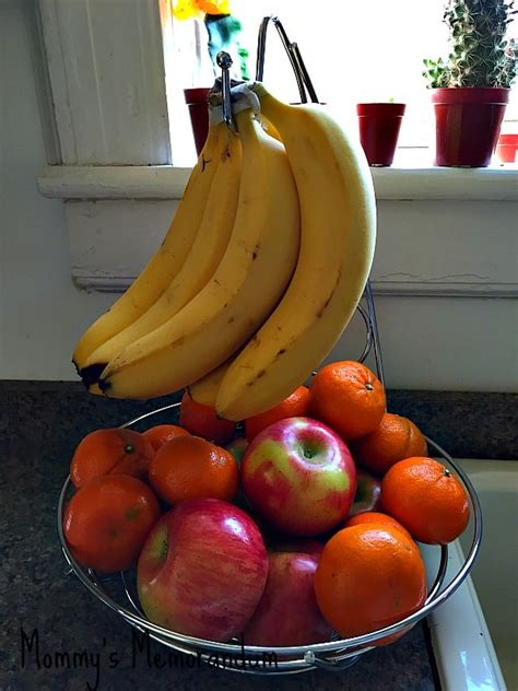 Unusual fruit bowl with banana hanger. #Win a Fruit Basket and Banana Hanger! (US 3/31) • Mommy's ...