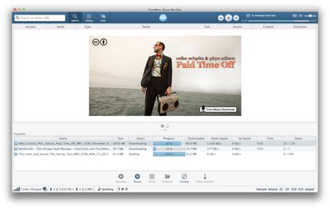 The main feature we can highlight is the search box. FrostWire - Free Download