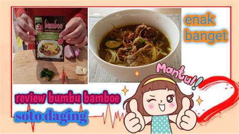 Resep sop daging sapi, sajian hangat yang disukai semua anggota keluarga. Review soto daging bumbu bamboe | review soto daging - YouTube