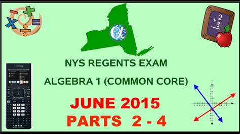 Jul 12, 2021 · june 2021 (v202) algebra i regents examination regular size version (86 kb) large type version (120 kb) scoring key pdf version (24 kb) excel version (20 kb) rating guide (78 kb) model response set (1.1 mb) conversion chart pdf version (23 kb) excel version (14 kb) NYS Algebra 1 Common Core June 2015 Regents Exam ...