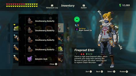 Read misa's recipe book to learn the recipes: Zelda Breath Of The Wild Cooking Recipes List