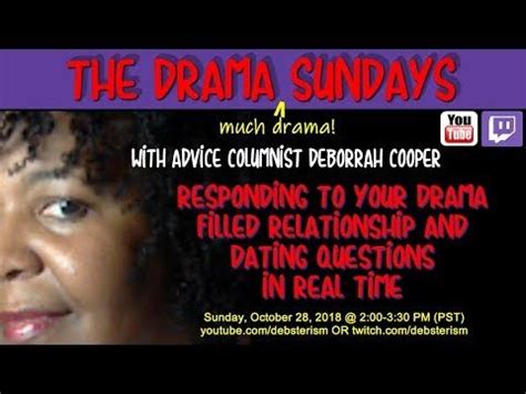OH THE DRAMA SUNDAYS - Dating and Relationship Advice ...