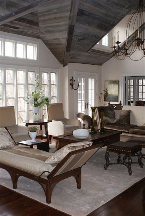 Maybe you would like to learn more about one of these? gray-stained wood ceiling with sheet rock walls | Barn ...