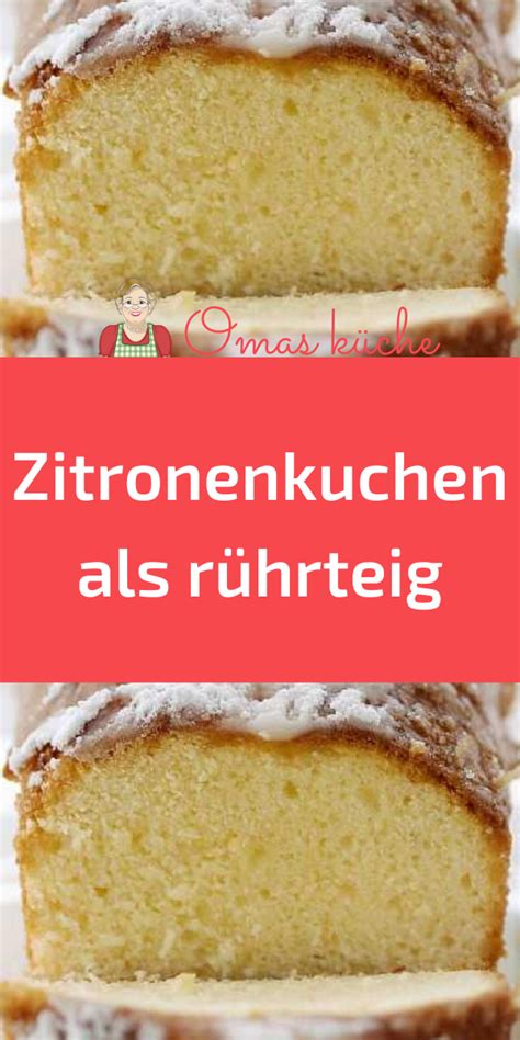 Pflaumenkuchen mit butterrührteig | frag mutti tv. Zitronenkuchen als rührteig in 2021 | Zitronen kuchen ...