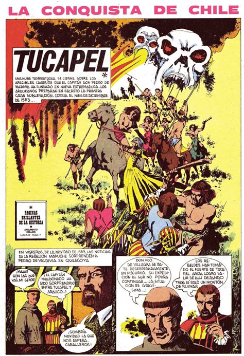 Decidió abandonar a los españoles y en diciembre de 1553 apareció como el principal líder en la batalla de tucapel, primer levantamiento indígena de importancia en chile. Los comics de Machete: Batalla de Tucapel, la muerte de un ...