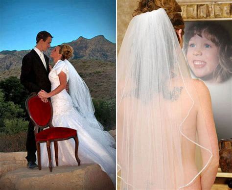 Encourage your guests to upload photos to your wedding. Can you spot what's not quite right about this wedding day ...