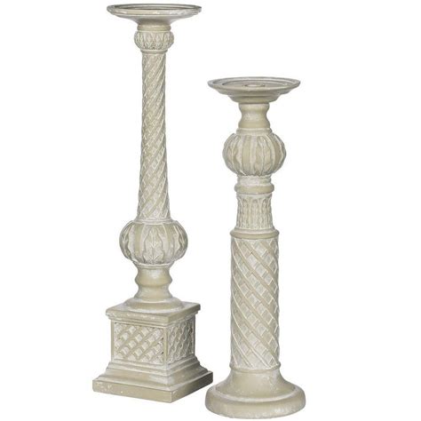 5 out of 5 stars. Sullivans Set of 2 Pillar Candle Holder 20"H & 17"H Off ...