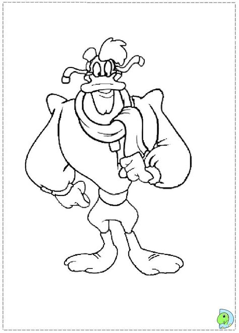 Printable darkwing duck coloring pages; Darkwing Duck Coloring page- DinoKids.org