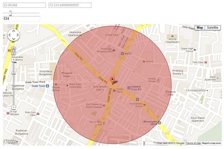 Comment tracer un cercle sur une carte google map | À Voir