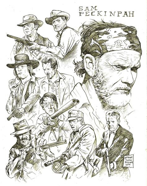 Sam peckinpah's films include the wild bunch, straw dogs, bring me the head of alfredo garcia, invasion of the body snatchers we use cookies to ensure that we give you the best experience on our website. Sam Peckinpah 03 | Movie artwork, Movie art, Shadow art