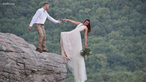 Maybe you would like to learn more about one of these? Jaw-dropping wedding pics at Hawksbill Crag | thv11.com