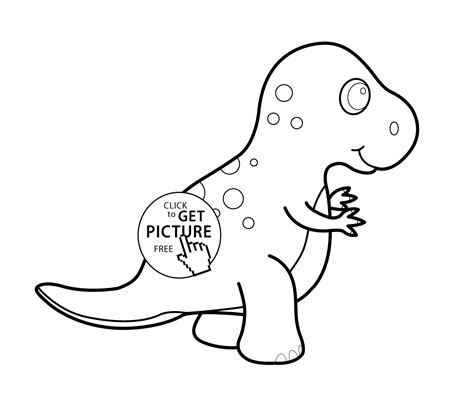 This one is enormous but friendly. Coloring Pages Dinosaurs T Rex