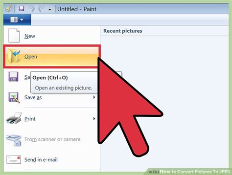 Open the png file in paint and then use file > save as to save as a jpg file. 5 Ways to Convert Pictures To JPEG - wikiHow