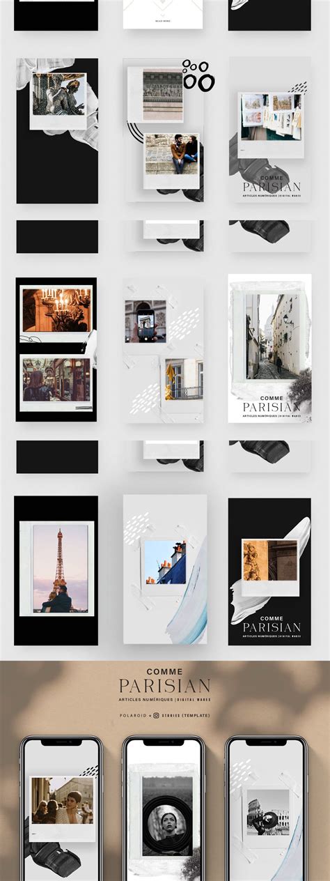 Just put your photo on bottom layer in photoshop or mobile app layout do instagram instagram background instagram story template instagram collage. Polaroid Instagram + Story Template | Instagram story ...