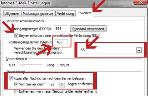 Setzen sie nun einen haken bei server erfordert eine verschlüsselte verbindung (ssl). Yahoo Outlook Einrichten