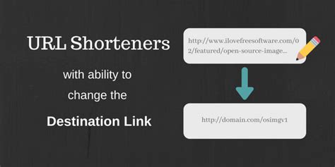 If you use a url shortener, however, you'll be able to collect data like the number of clicks the link gets, where they're coming from, and what interested in doing even more with your url shorteners? Free URL Shortening Services That Let You Change The ...