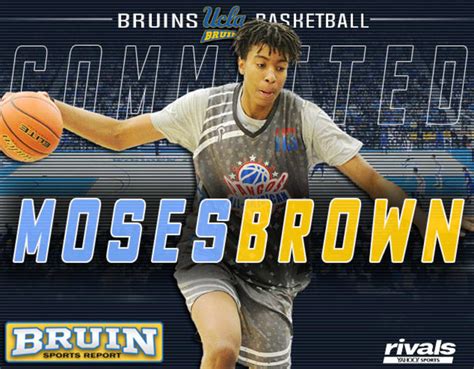 Moses brown signed a 4 year / $6,796,049 contract with the oklahoma city thunder, including $1 estimated career earnings. BruinBlitz - Five-star Moses Brown pledges to UCLA
