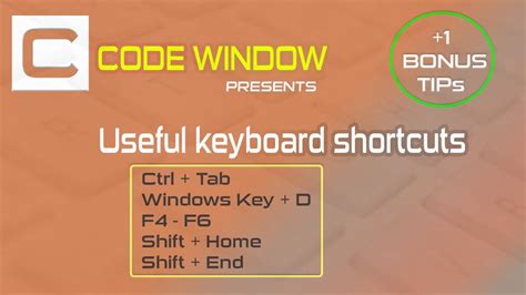 A quick guide reference card to get you familiar with the icons and keyboard shortcuts of sketchup. 5 Useful Keyboard Shortcuts You Need To Know - YouTube