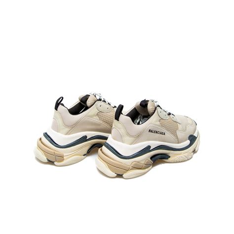 Incorporating the updated shoe's translucent midsole. Balenciaga Triple S Beige | Derodeloper.com