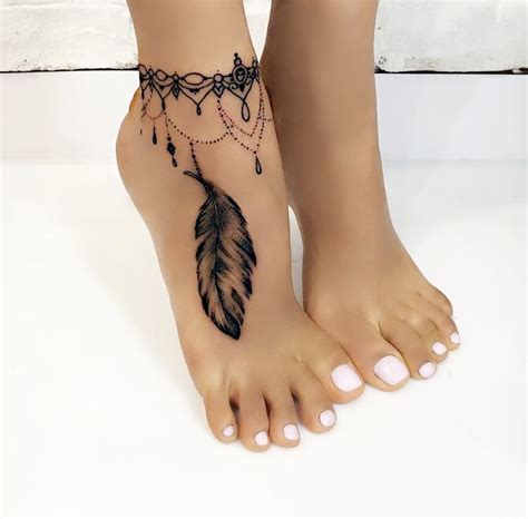 С 8 роскошными оттенками хны henna expert. Federfußkettchen Fuß und Knöchel Tattoo | Tätowierungen ...