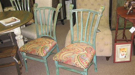 Two free vintage metal chairs + three cans of valspar indigo streamer spray paint + two $13. 6 Turquoise/Teal Distressed Metal Chair with high end ...